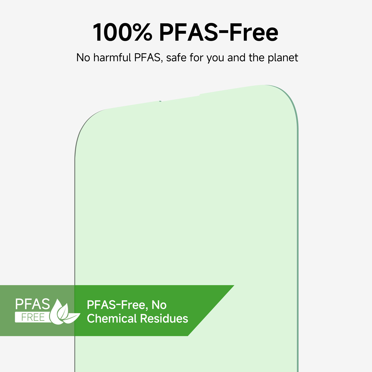 PFAS-Free 钢化玻璃保护膜