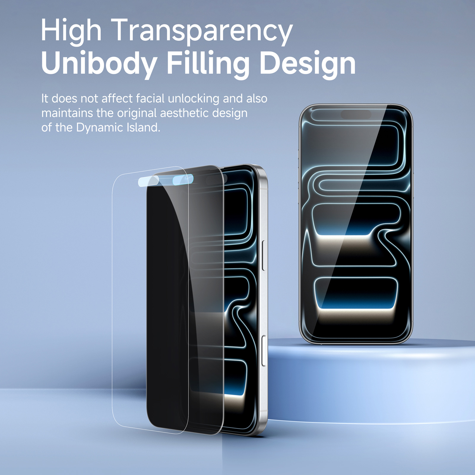 高透灵动岛防窥膜