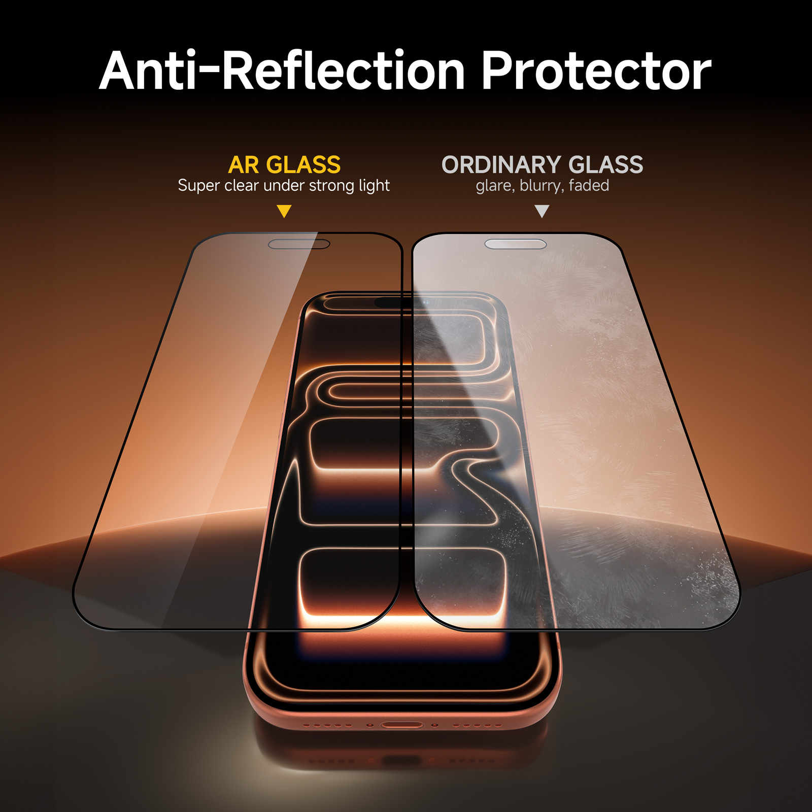 电镀加硬AR钢化膜